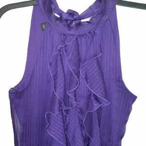 IZ Byer blouse/top Purple size M off shoulders